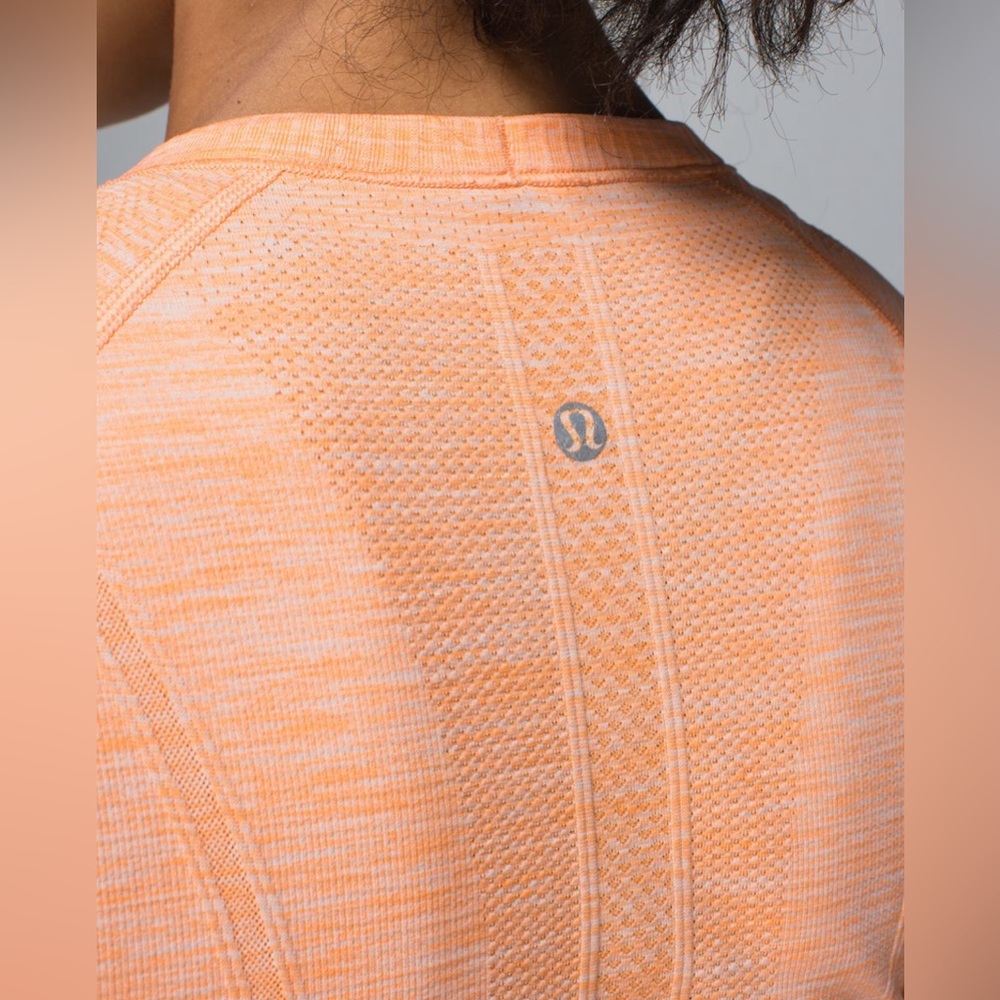 lululemon athletica Orange Short Sleeve Tee - Picture 6 of 10
